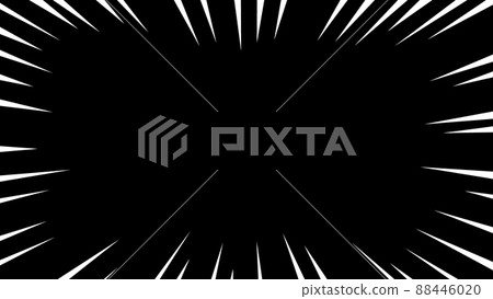 White line concentrated line vector material 88446020