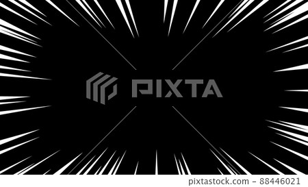 White line concentrated line vector material 88446021