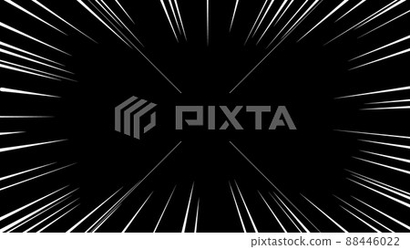 White line concentrated line vector material 88446022