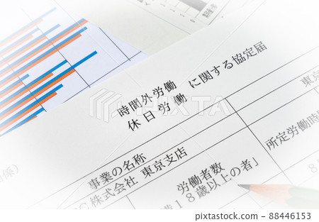 36 協議和問卷 勞資協議 加班/假期工作協議通知 勞動標準法 非工作時間 88446153