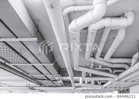 Water drain pipe system, Building infrastructure of water tube construction engineering. 88446251