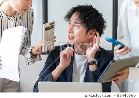 商業場景忙碌恐慌騷擾 商業場景忙碌恐慌騷擾 88446560