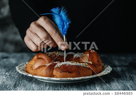 Spanish mona de pascua, eaten on Easter Monday Spanish mona de pascua, eaten on Easter Monday 88446985