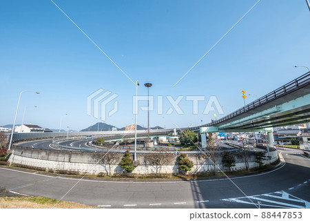 《岐阜縣》岐阜市街景小輪場大橋環路 88447853