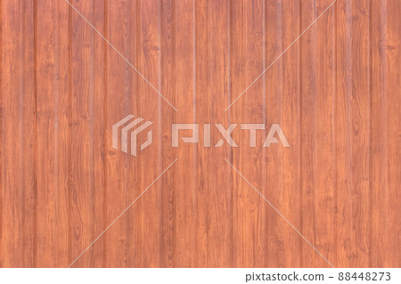 Brown-orange light artificial wooden coating imitation of natural fence texture wood background 88448273
