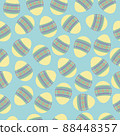 easter eggs seamless pattern for Easter holidays,Happy Easter day background. Colorful easter eggs, seamless pattern of cute eggs. 88448357