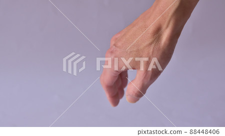 Skinny male hands and raised blood vessels Skinny male hands and raised blood vessels 88448406