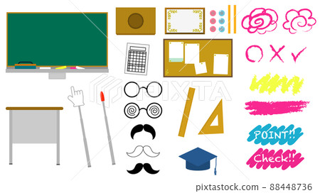 Blackboard / classroom / class set 88448736