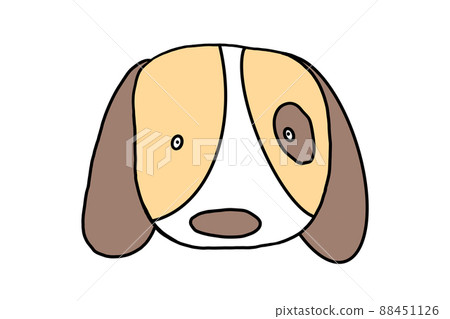 cute dog cartoon image on white background cute dog cartoon image on white background 88451126