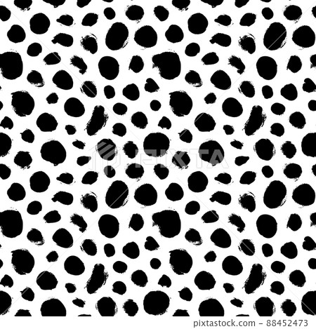 Grunge spots hand drawn vector seamless pattern. Grunge spots hand drawn vector seamless pattern. 88452473