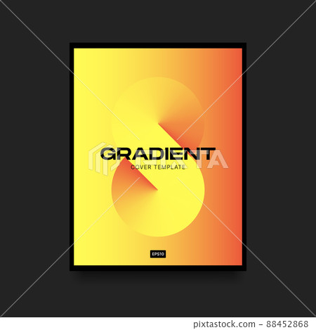 Yellow and Orange Gradient Vertical Cover Template with Infinity Symbol Yellow and Orange Gradient Vertical Cover Template with Infinity Symbol 88452868