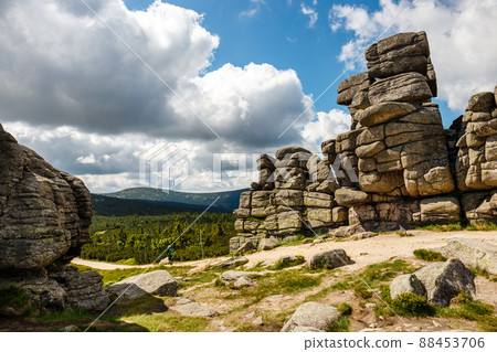 Slonecznik rock formation in Karkonosze mountains in Poland Slonecznik rock formation in Karkonosze mountains in Poland 88453706