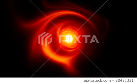 Abstract Glowing Red Energy - Stock Illustration [88455331] - PIXTA