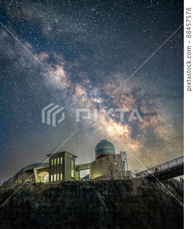 福島縣田村市星之村天文台的銀河 88457578