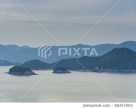 從長崎縣福江島看到的日本五島福江島 從長崎縣福江島看到的日本五島福江島 88457865