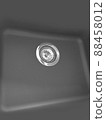 View of the grey sink, drain, , waste, modern kitchen accessory, graphic background, dry clean sink, 88458012