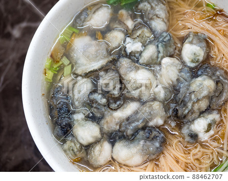 Oyster vermicelli is a delicious food in Taiwan. Oyster vermicelli is a delicious food in Taiwan. 88462707