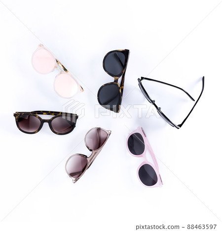 Sunglasses collection set on background Sunglasses collection set on background 88463597