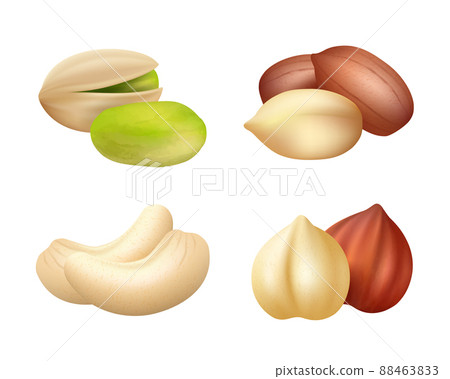 Nuts realistic. Mixed seeds dry food dried cashew pictures of nuts 88463833