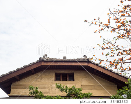 Japanese traditional roof, Beautiful roof, Japanese style architecture. Japanese traditional roof, Beautiful roof, Japanese style architecture. 88463883