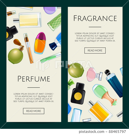 perfume bottles web banner templates illustration perfume bottles web banner templates illustration 88465797