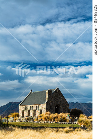 Church of the Good Shepherd on the shores of Lake Tekapo in Canterbury, New Zealand 88468828