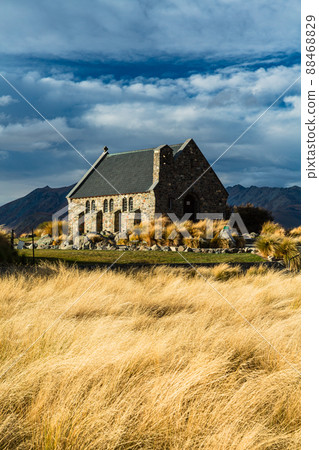 Church of the Good Shepherd on the shores of Lake Tekapo in Canterbury, New Zealand 88468829