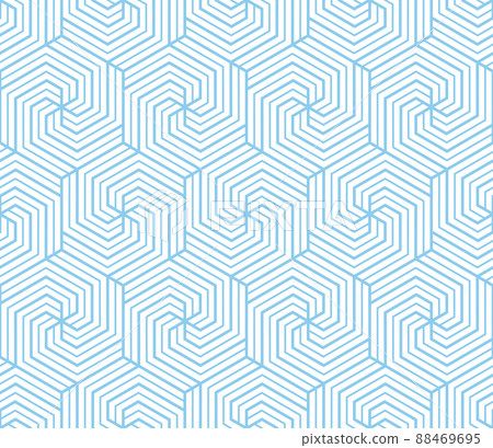 Abstract geometric pattern with stripes, lines. Seamless vector background. White and blue ornament. Simple lattice graphic design Abstract geometric pattern with stripes, lines. Seamless vector background. White and blue ornament. Simple lattice graphic design 88469695