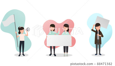 Isolated collection set of protester 88471382