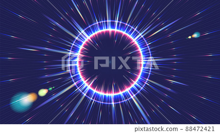 Image of warping towards the center Image of warping towards the center 88472421