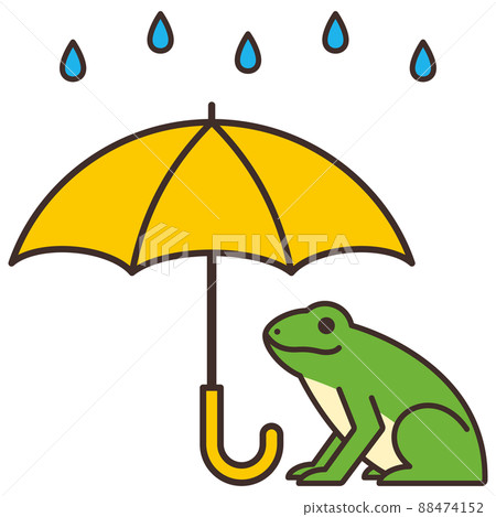 黃傘蛙雨季套裝簡單 88474152