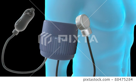 Normal blood pressure 3d medical 88475284