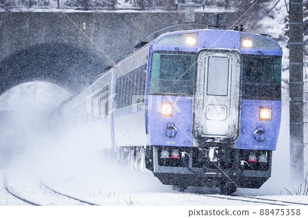 Kiha 183 系列北斗雪地奔跑 Kiha 183 系列北斗雪地奔跑 88475358