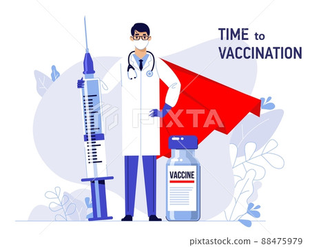 People vaccination concept for immunity health. Covid-19. 88475979