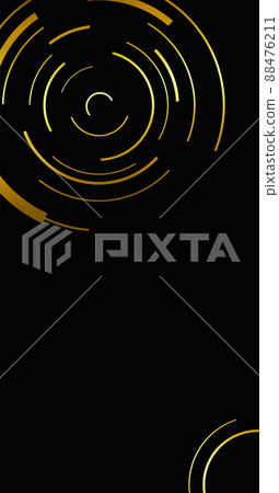 Black abstract backdrop with thin line. Vertical Background for banner 88476211