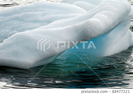 Antarctica - Non Tabular Iceberg - Global warming 88477221