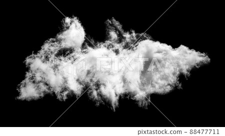 white clouds on black background. 88477711