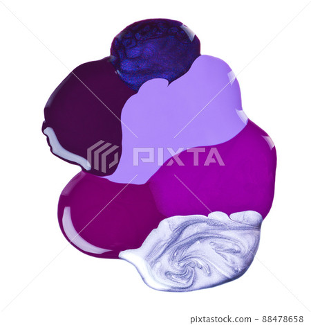 Color me beautiful. A studio of of a puddle of nail polish in various color against a white back drop. Color me beautiful. A studio of of a puddle of nail polish in various color against a white back drop. 88478658
