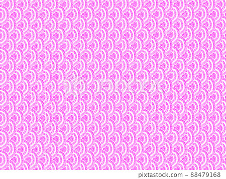 Background material: Scale pattern drawn with oil pastel 1 color/pink horizontal Other colors available 88479168