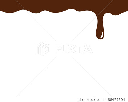 Melting milk chocolate header - Stock Illustration [88479204] - PIXTA