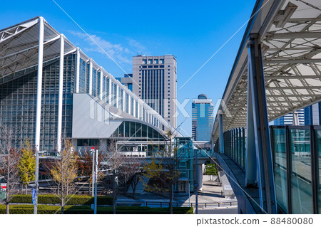 Makuhari Messe, one of the largest convention facilities in Japan (Chiba City, Chiba Prefecture) 88480080