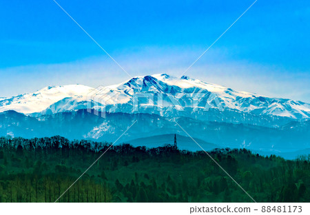 從木方看到的白山 88481173