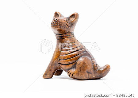 Traditional day of the dead Xolo dog ceramic statue 88483145