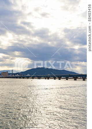 [城市景觀] 德島吉野川和眉山 88483456