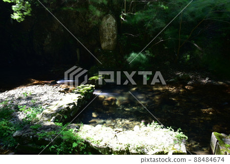 夏季有馬溫泉的Tsuzumigataki瀑布 88484674