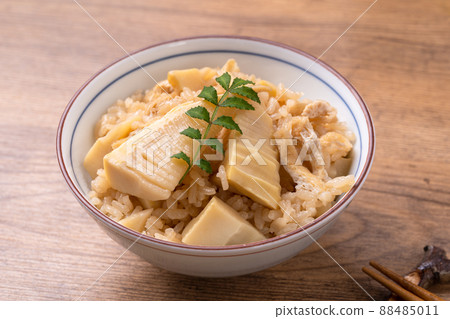 Bamboo shoots rice Bamboo shoots rice 88485011