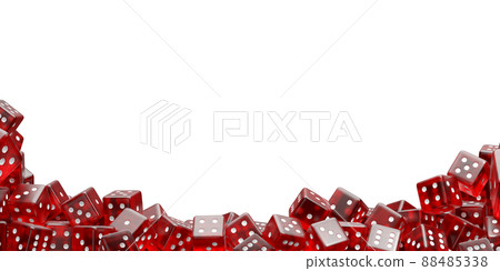 Dice background. 88485338