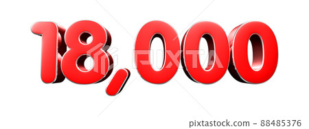 number 18000. number 18000. 88485376