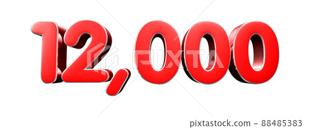 number 12000. number 12000. 88485383