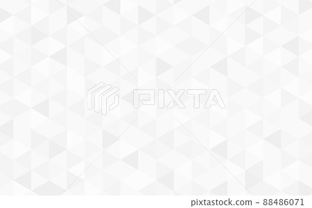 白色三角形幾何圖案背景 88486071